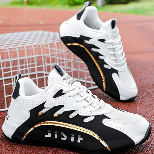 New spring and summer men's low-top sports shoes in Korean style/versatile men's casual shoes with soft sole and adjustable laces