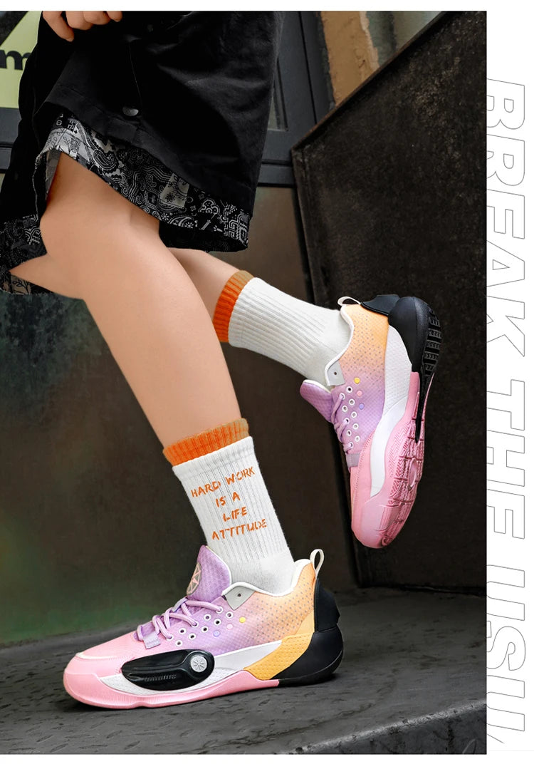 Unisex Basketball Shoes High-Quality Mesh Breathable Fashion/Summer Sports Shoes Shock-Absorbing Teen Basketball Boots