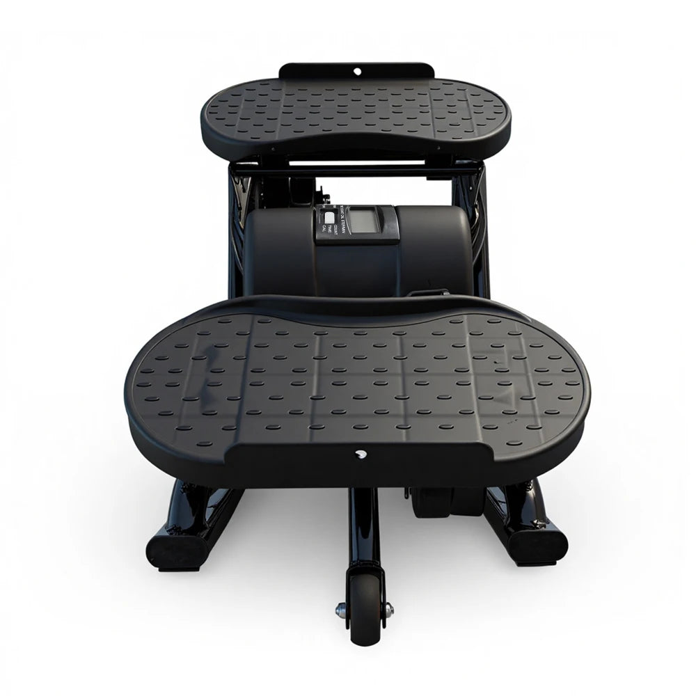 Ye Swing Stepper Machine Easy Home Aerobic Fitness Targets Waist & Legs/in Compact Design Foldable Quiet Family-Friendly