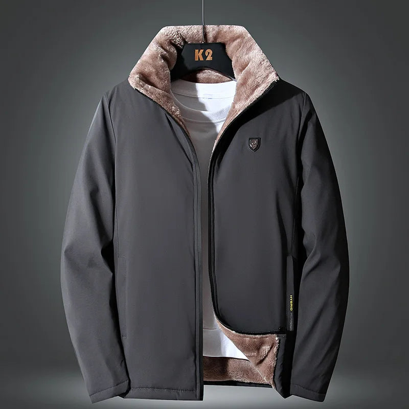 Men Winter Windproof Warm Thick Fleece Jacket Men Fashion/Casual Coat Men Autumn Brand Outwear Outdoor Classic Jacket Men