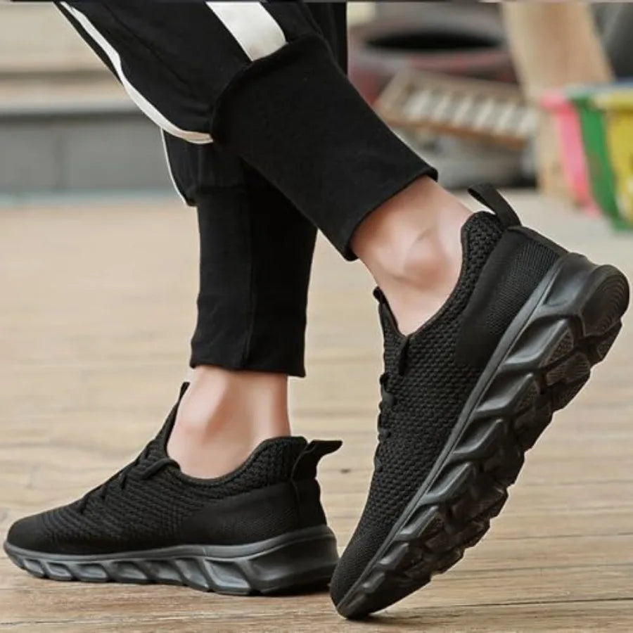 Men's Running Shoes Tennis Walking Gym Workout Slip On Athletic/Fashion Sneakers Lightweight Breathable Sports Jogging Casual Shoes