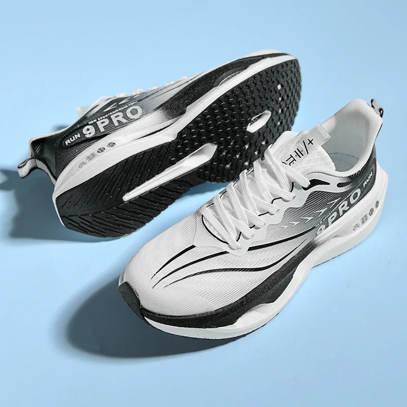 Men Running Shoes Cushion Stable Lightweight Sport Shoes Mesh Breathable/Casual Sneakers Women Non-slip Outdoor Athletic Shoes