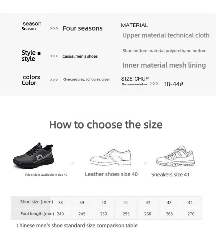 Men Sports Shoes Luxury Casual Sneakers Mesh Running Shoes Summer/Lightweight Platform Fashion Basketball Walking Shoes for Men