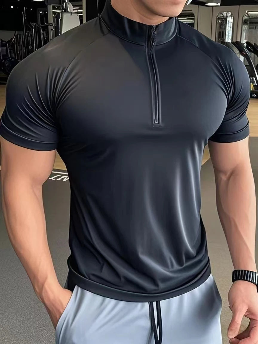 Men's T-shirt A New Fashion Trend For Fitness And Sports/Round-neck T-shirt Simple And Versatile Summer Casual Short-sleeved