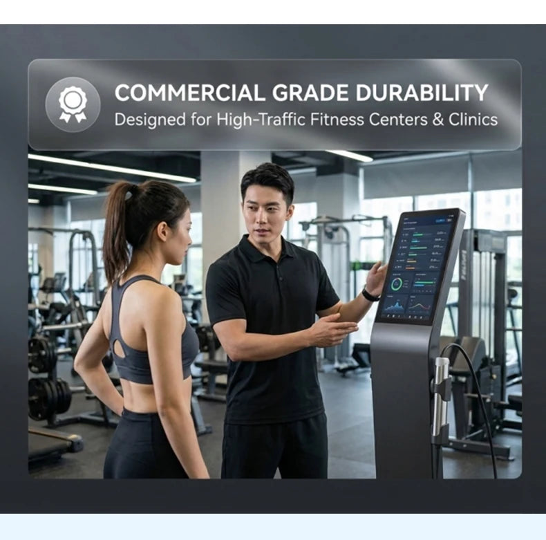 Professional Epilator 3D Smart Scale Body Mass Scanner Analyzer/for Fitness Center Tests Bone Weight Fat & Muscle
