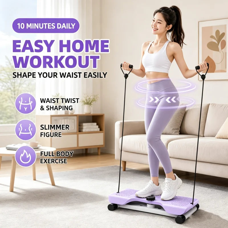 Indoor Waist Twisting Machine Turntable Thin Waist Thin Legs/Indoor Home Fitness Equipment Mute Load 150kg Twisting Board