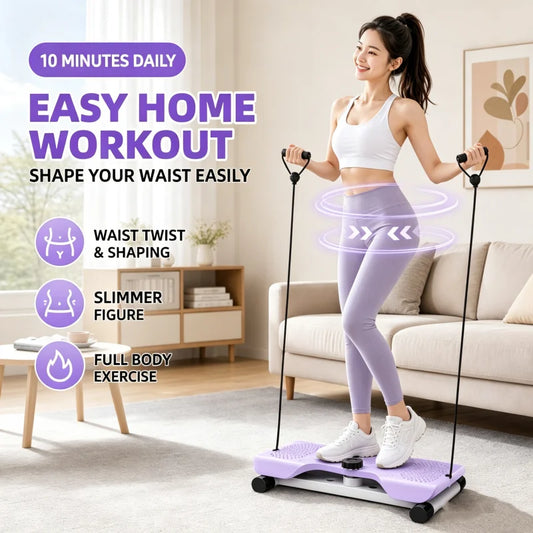 Indoor Waist Twisting Machine Turntable Thin Waist Thin Legs/Indoor Home Fitness Equipment Mute Load 150kg Twisting Board
