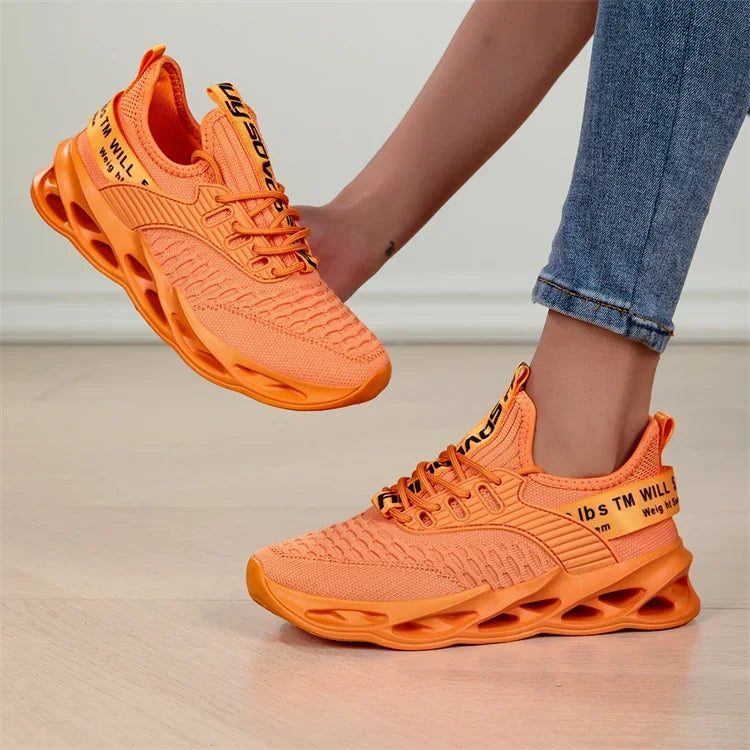 Hot Sale Pink Casual Sneakers Women Blade Shoes Big Light/Breathable Running Shoes Shoes Men Mesh Sports Sneakers