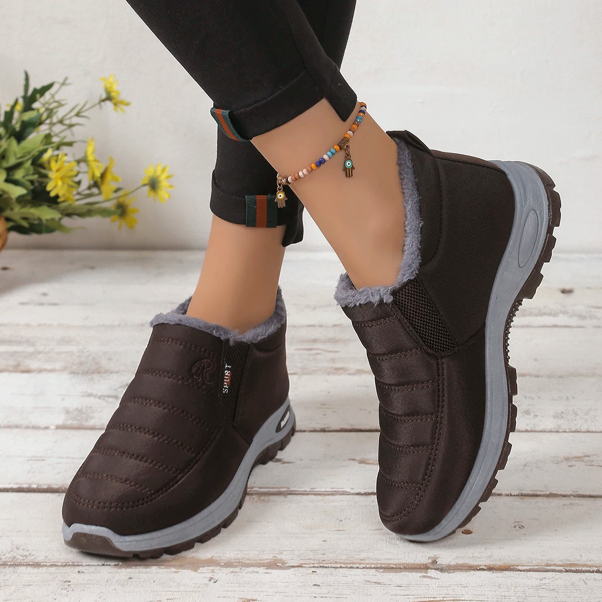 Women's shoes Autumn winter Casual cotton Warm/Wear Resistant Chunky Sole Affordable Free shipping