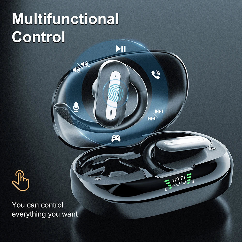 Mpow SP36 In-ear Bluetooth 5.4 Headphones Touch Control TWS Earphones/with Ear hook Wireless Sports Earphones 40 Hours Playtime