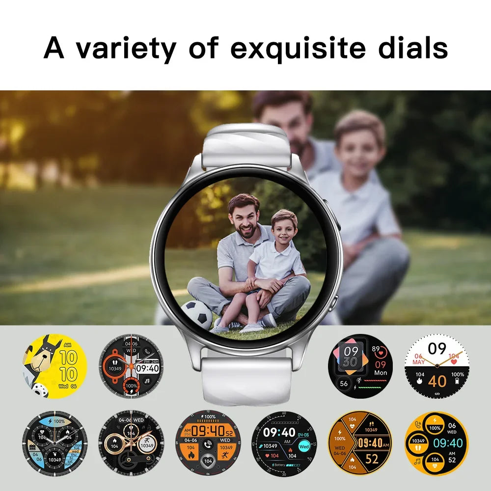 KUMI GW5 Smart Watch 1.39" HD Display Fitness Tracker/IP68 Waterproof Heart Rate SpO2 Monitor 100+ Sports Modes