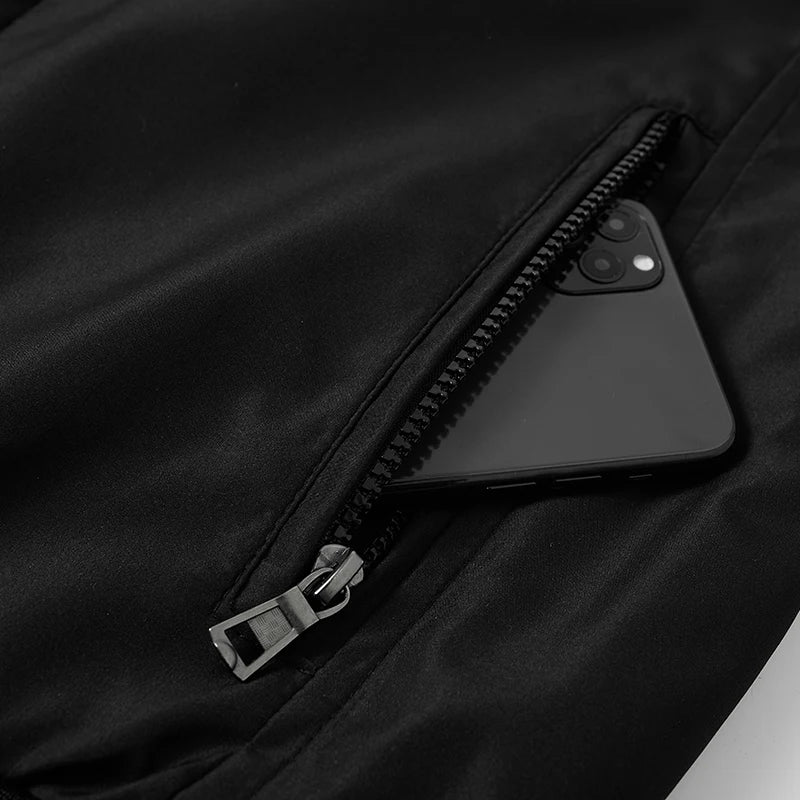 Thick Warm Autumn Winter Jackets for Men Business Office Dress Coat/Casual Men's Winter Jacket Solid Color Luxury Outerwear Man