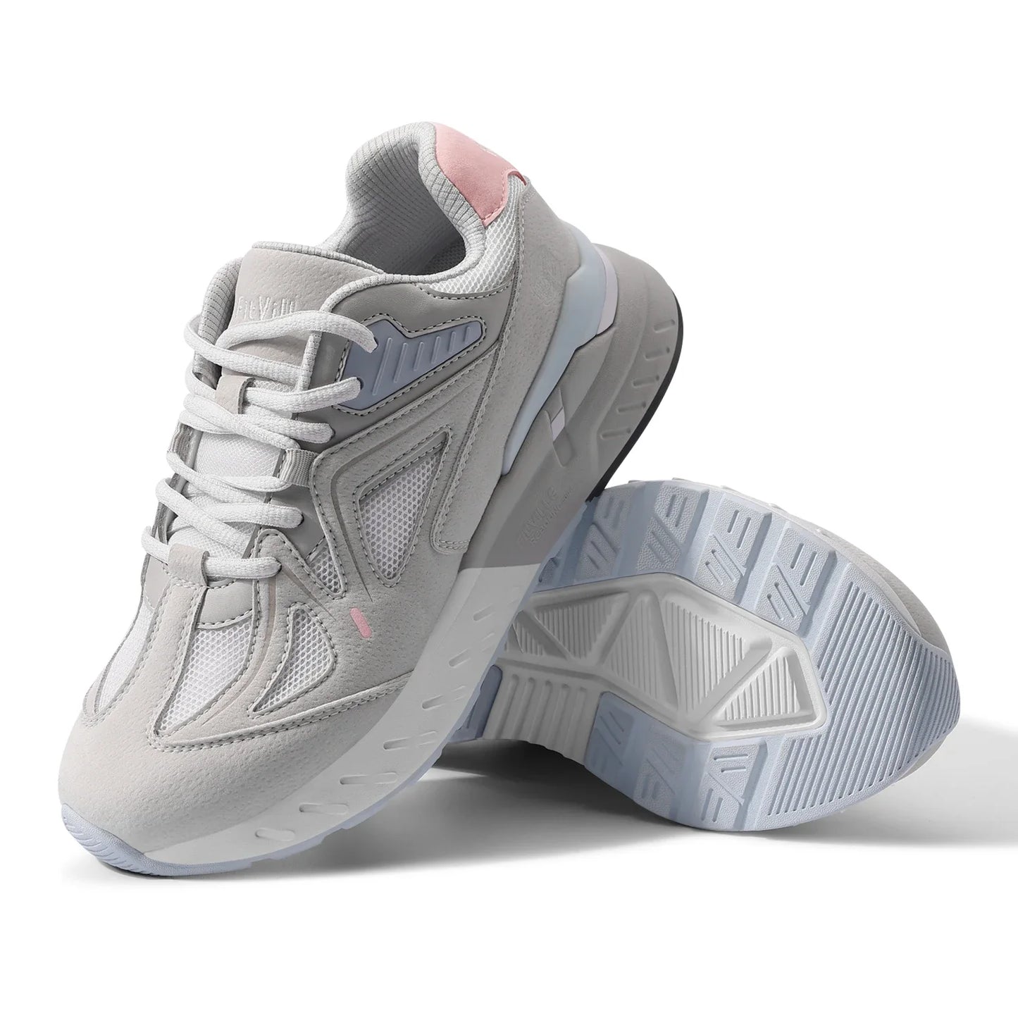 Fittington Women's Road Running Shoes 2E Wide Width Outdoor Sneakers/Women's Training Jogging Shoe Lightweight For Swollen Feet