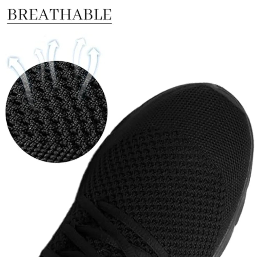 Men's Running Shoes Tennis Walking Gym Workout Slip On Athletic/Fashion Sneakers Lightweight Breathable Sports Jogging Casual Shoes