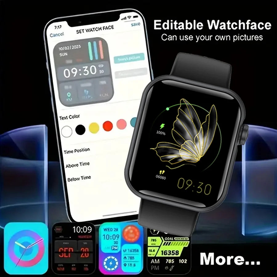 Smart Watch, for Men and Women (Answering/Making Calls) Fitness Tracker/More than 120 Sports Modes, Sleep Monitoring, Pedometer
