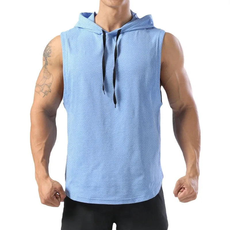 Summer Men Gym Tank Top Quick Dry Sleeveless Shirt Basketball/Running Vest Casual t-Shirts Fitness Bodybuilding Top Man Clothes
