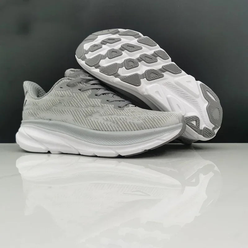 Running Shoes for Men Women Purple Blue Gradient Mesh Sneakers/Soft Thick Cushion Anti Slip Athletic Trainers
