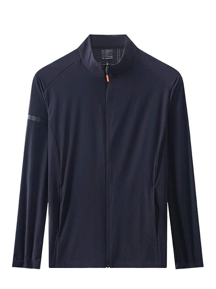 Summer Men's Jackets UV Blocking Skin Coats UPF40+ Sunscreen/Outdoor Clothing Sun Protection Thin Windbreakers Big Size 8XL
