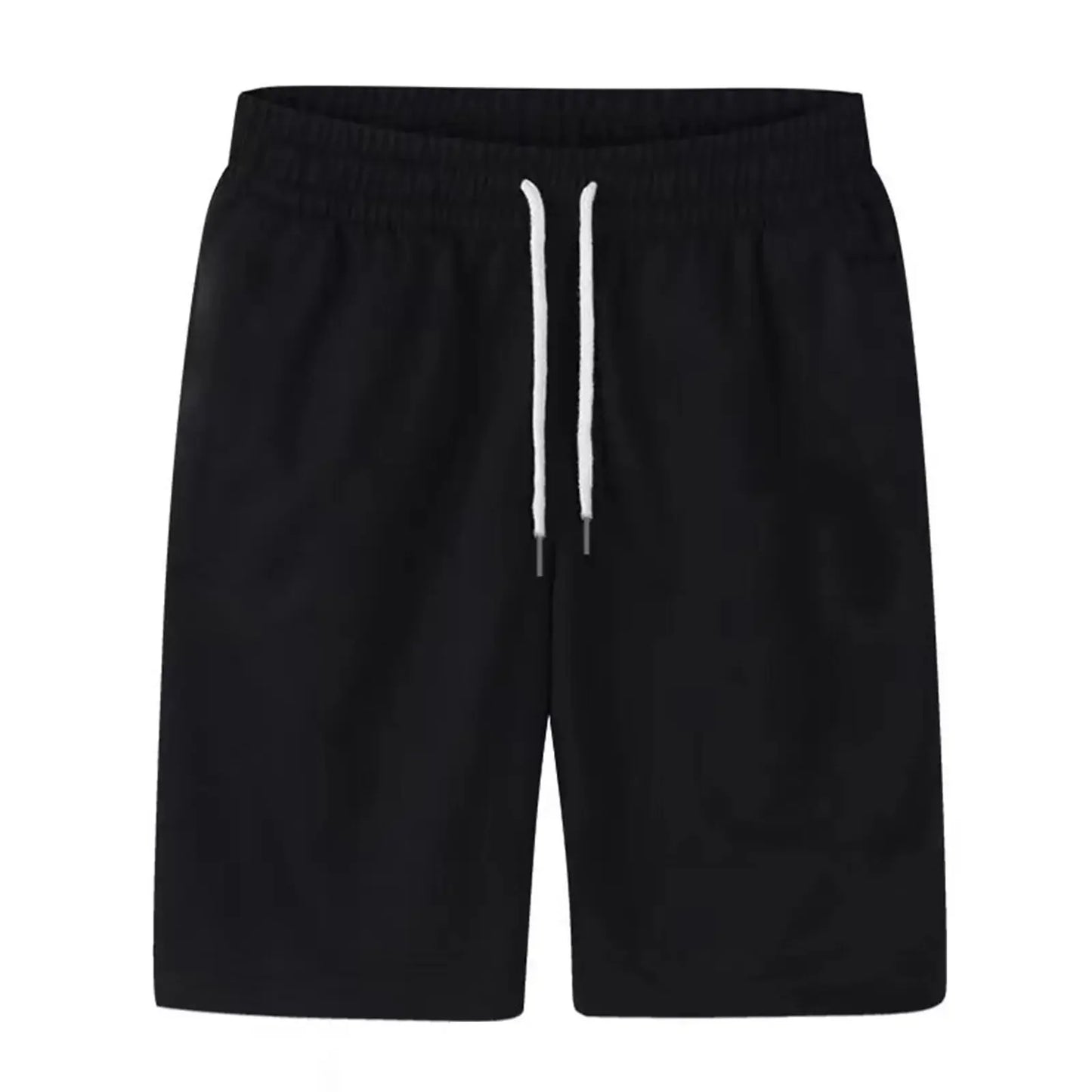 Mens Sports Pocket Solid Drawstring Board Trunk Shorts Summer/Thin Trousers Zippered Pocket Loose Sweatpants