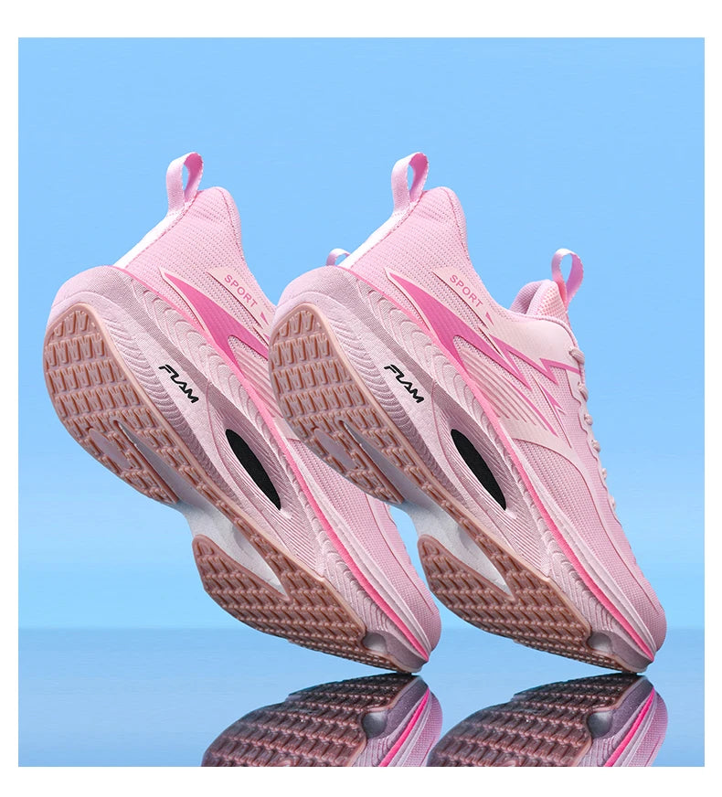 Men Sports Running Shoes Marathon Air Cushion Breathable Lightweight/Comfortable Women Outdoor Athletic Sneakers Jogging Shoes