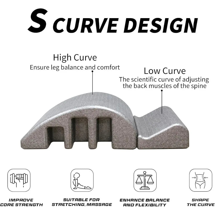 Spine Corrector Pilates S Curve for Balance and Core Strengthening/with Back Pain Relief in Fitness Training Yoga Physical