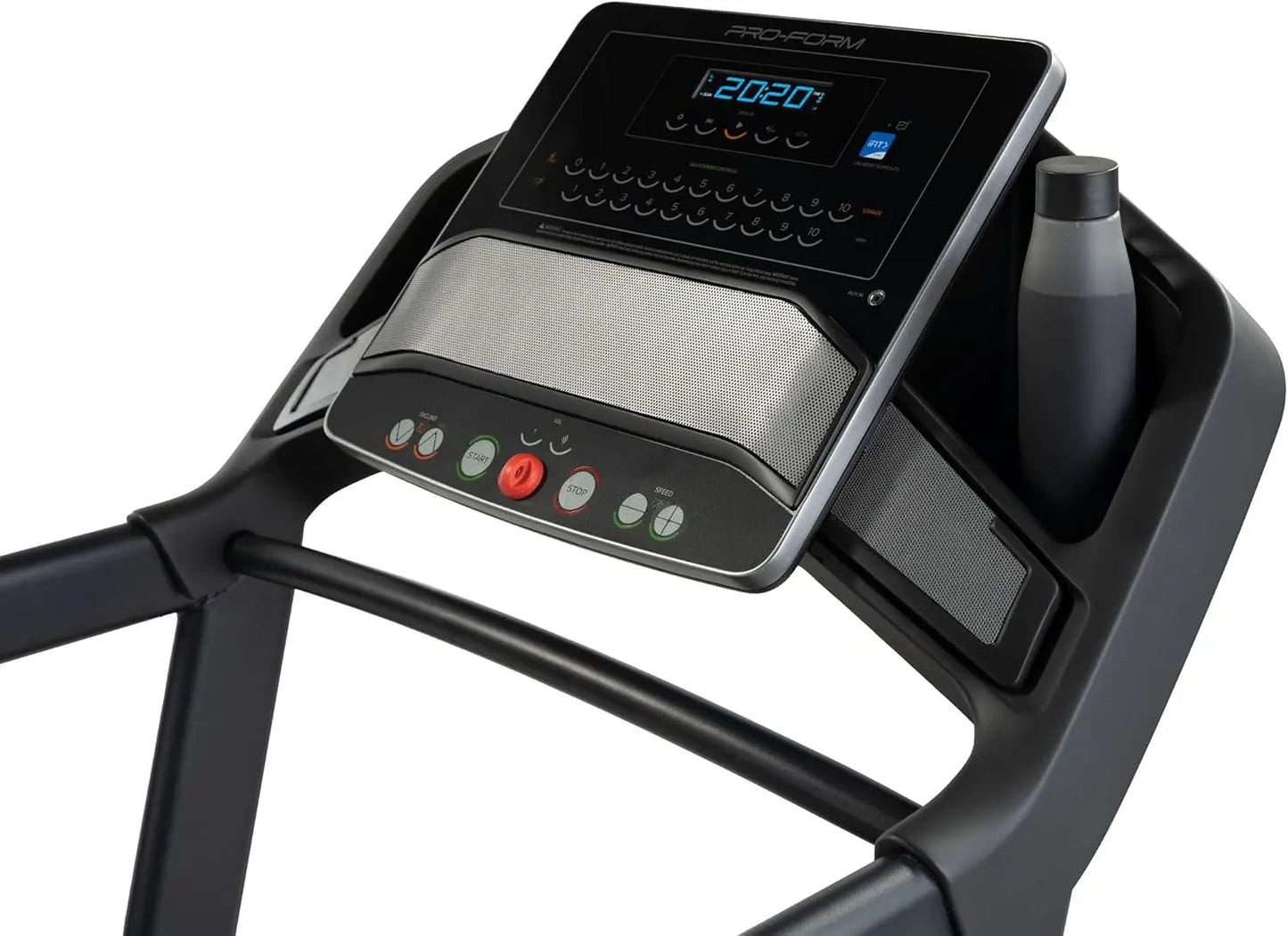 Treadmill for Walking and Running with 5” Display/Built-in Tablet Holder and Space Saver Design Fitness Equipment