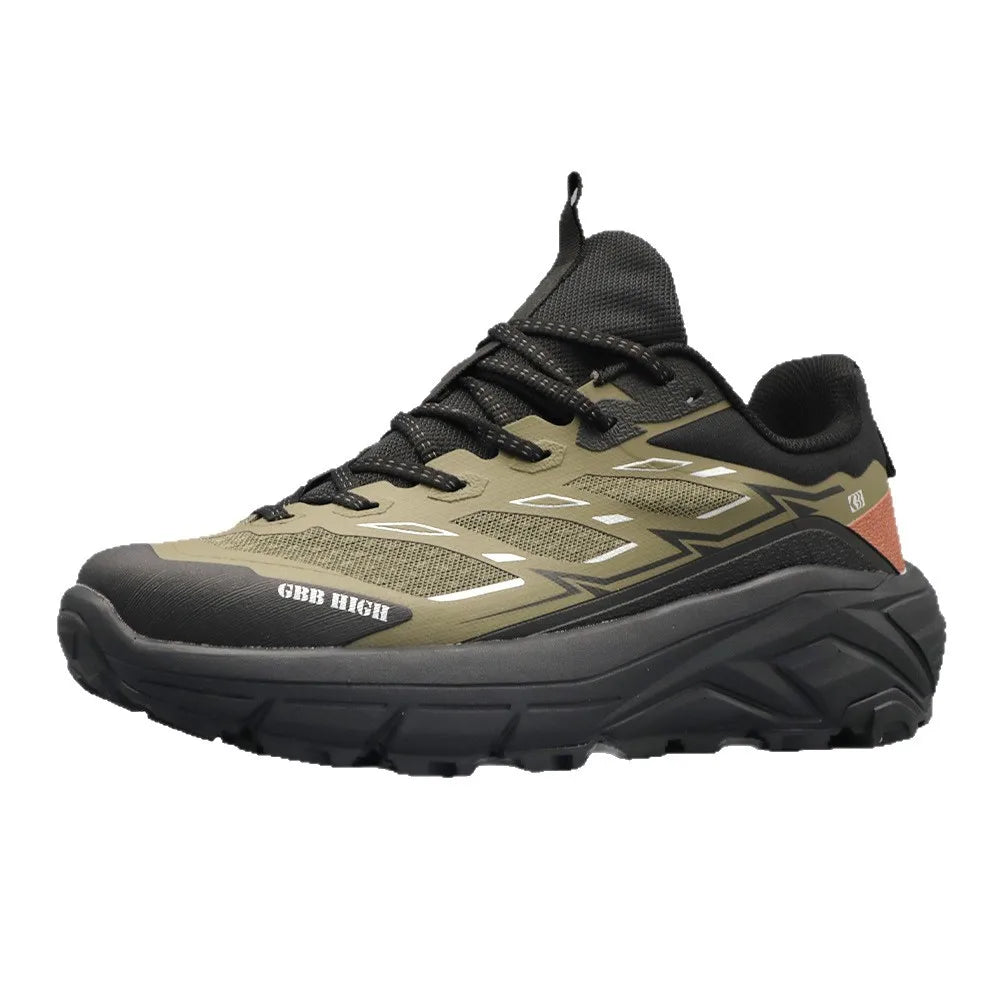 New men's outdoor casual sports shoes versatile, thick-soled cushioned/comfortable breathable non-slip hiking and climbing shoes for men