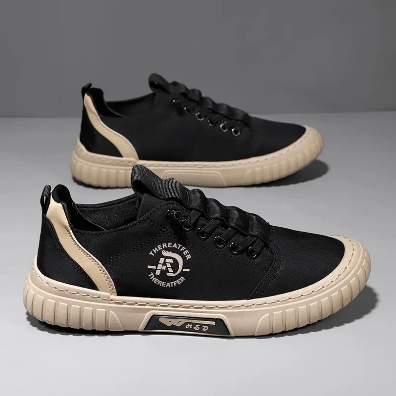 Summer canvas shoes for men trendy sneakers for men/casual thin style breathable lazy one-piece anti-odor