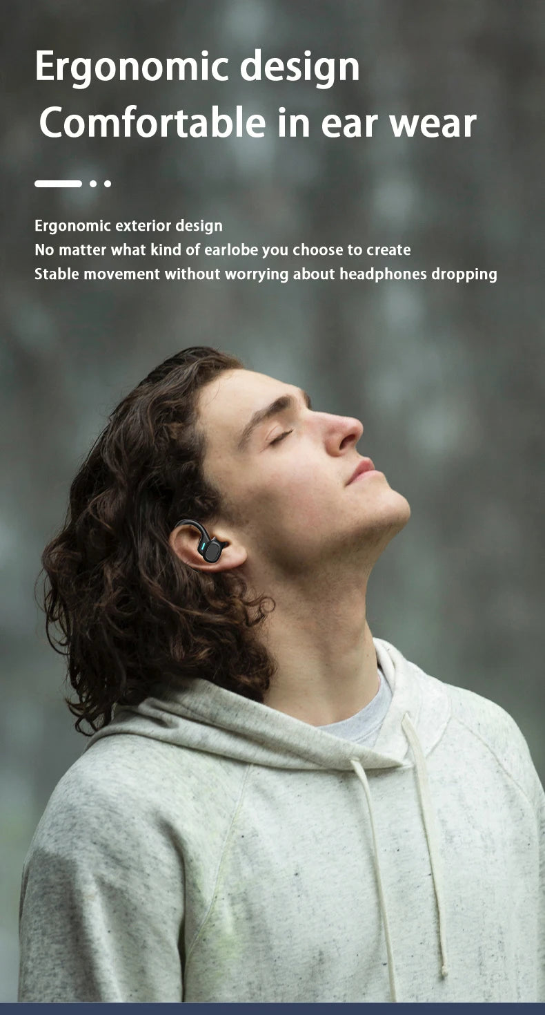 SHUKE Bluetooth Earbuds Wireless Earphones Sport EarHook Headset/9D Hifi Stereo Sound Waterproof Headphones In Ear With Micphone