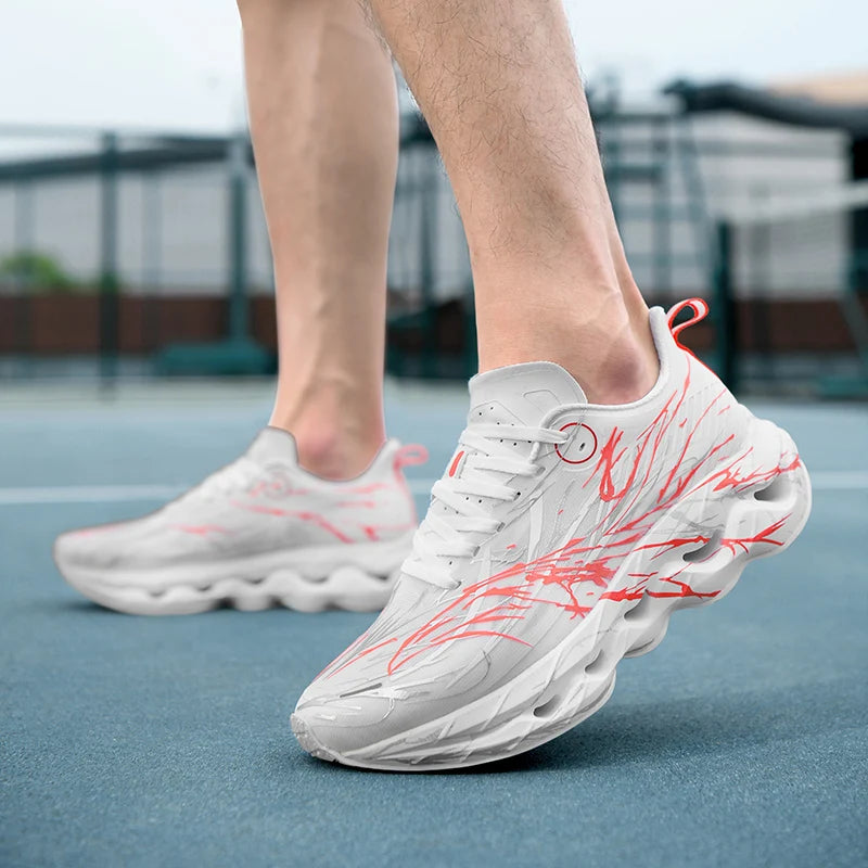 Couple Running Shoes New Shock-absorbing Lightweight Breathe Mesh/Marathon Professional Sports Shoes for Women