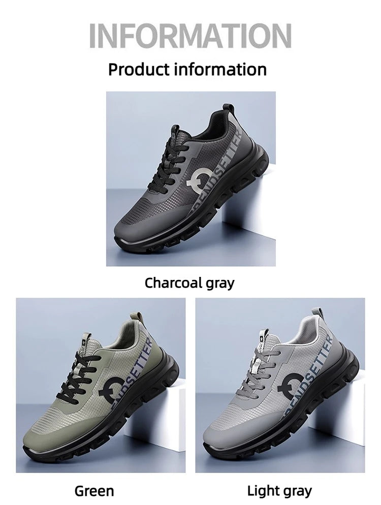 Men Sports Shoes Luxury Casual Sneakers Mesh Running Shoes Summer/Lightweight Platform Fashion Basketball Walking Shoes for Men