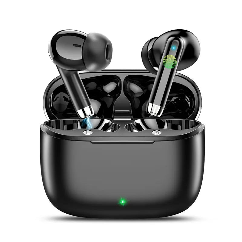 K66 Noise Cancelling Earbuds 90% ANC Reduction 14.2mm/Hi-Res Sound, BT 5.3, IPX7 Waterproof 48H Playtime