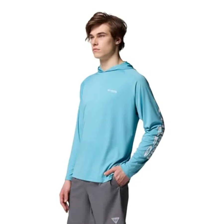 Columbia Men's PFG Terminal Tackle/Lightweight Windbreaker Comfortable Hoodie