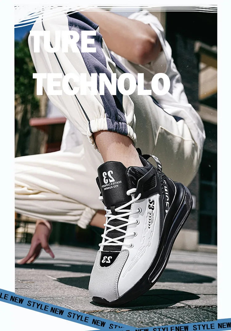 Men's Running Shoes Casual Sneakers New Spring Anti-shock/Air Cushion Sport Shoes Thick Bottom Anti-slip Running Shoes
