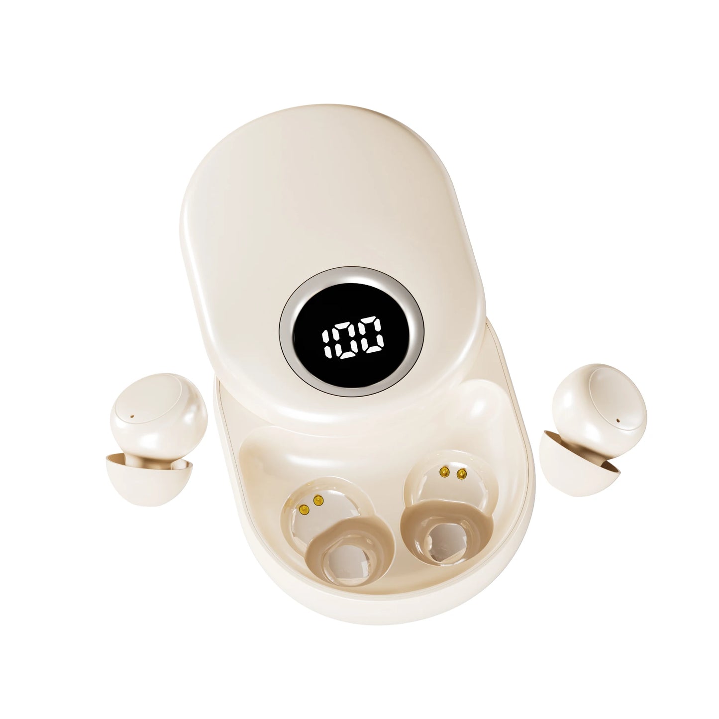 SK55 Bluetooth Wireless Earbuds Sleep Earphones/Bluetooth 6.0, Noise-Canceling Earphones Improves Sleep Quality