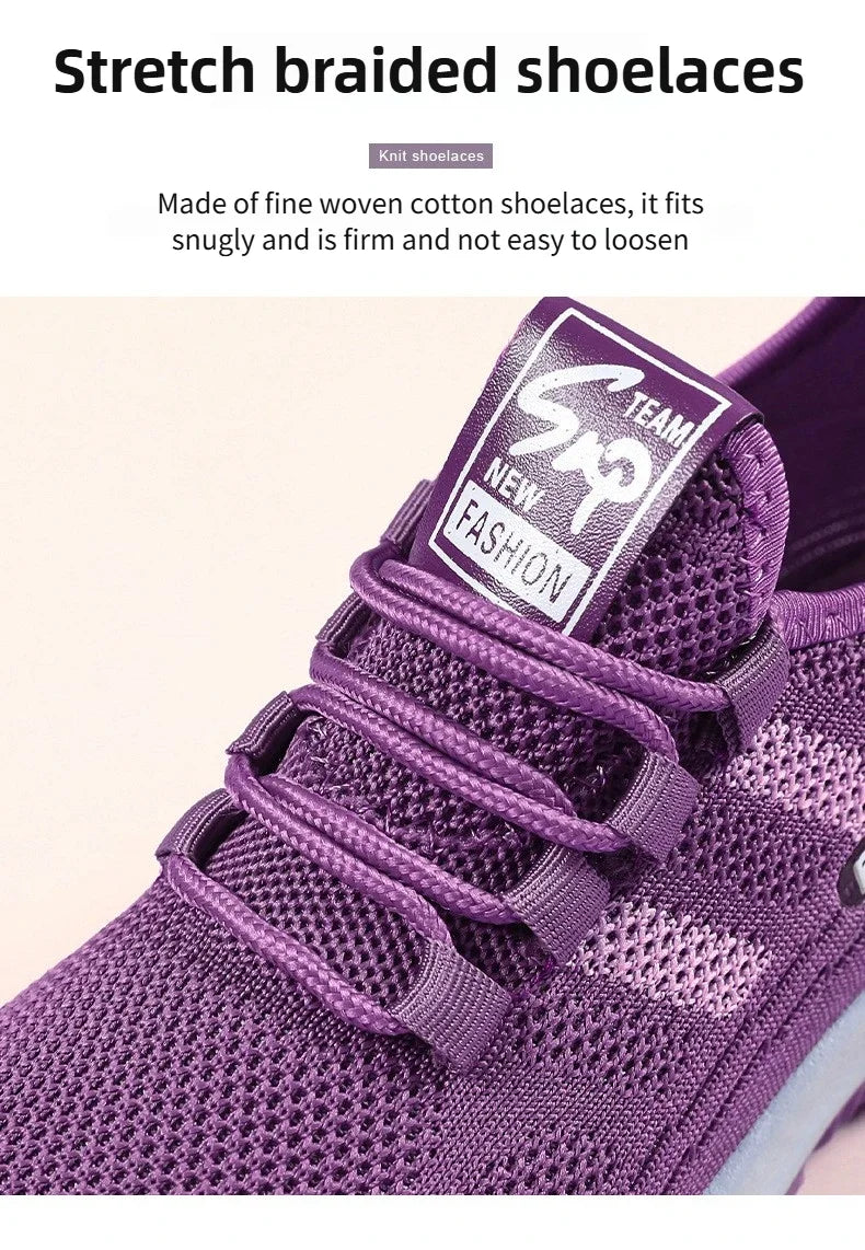 Spring Fashion Women's Shoes High quality Anti slip and Wear resistant/Sports Shoes Mesh Breathable Walking Shoes Designer