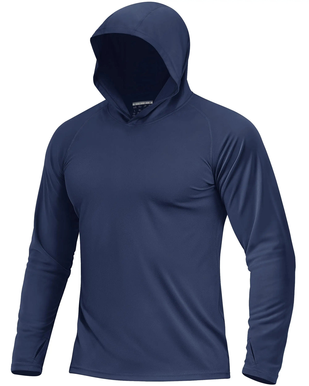 Men's UPF 50+ Sun Protection Hoodie Shirt Long Sleeve Quick Dry/Fishing Shirt Lightweight Outdoor Hiking Workout T-Shirt