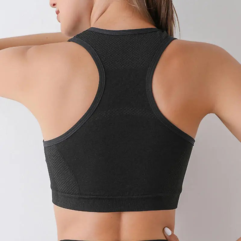 Women Sports Bras Yoga Top Vest High Shockproof Quick-drying Yoga/Gym Running Fitness Underwear Ladies Seamless Sportswear