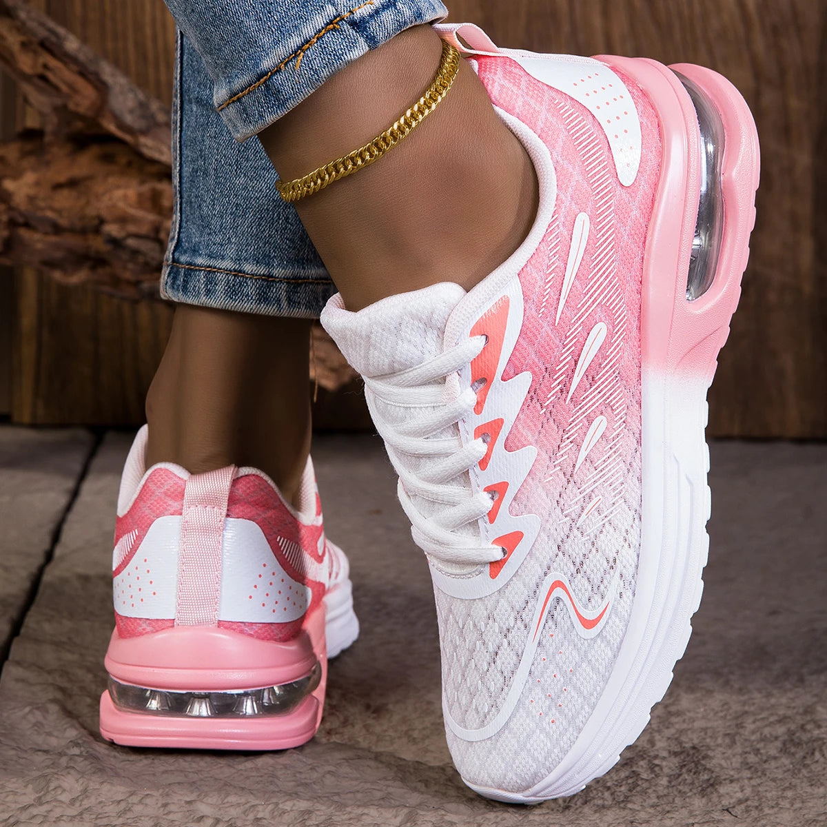 Women Sneakers Shoes Breathable Lightweight Running Shoes/Non Slip Wear Resistant Comfortable Women's Walking Shoes Woman