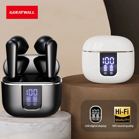 GREATWALL Wireless Earbuds Bluetooth 5.3 Headphones/Earphones Sport Headsets HIFI Great Sound Quality