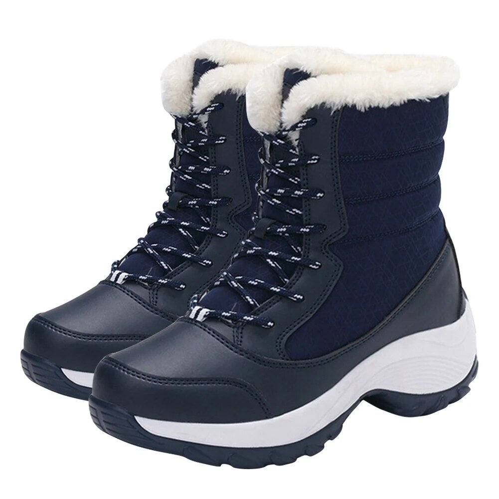 Women Boots Keep Warm Snow Winter Shoes/Lightweight Ankle Boots Platform Shoes For Women