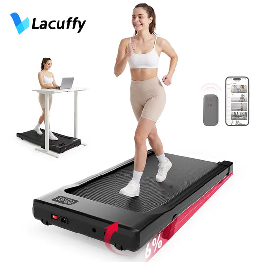 Walking Pad Under Desk Treadmill 2 in 1 Portable Treadmill/with Remote Control LED Display 2.5HP Walking pad for Home Gym
