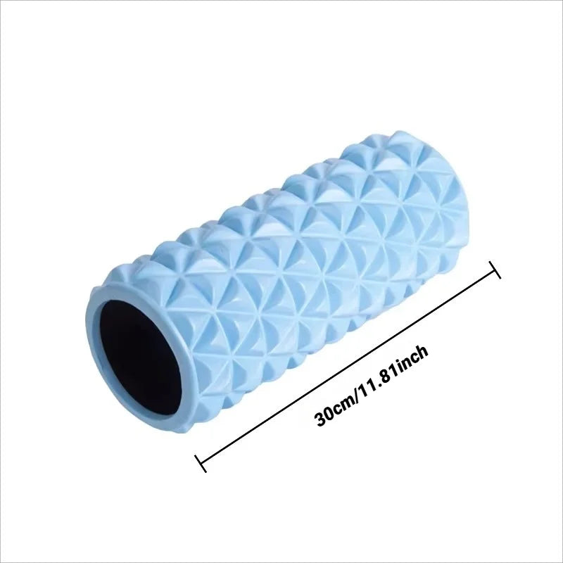 3D Diamond Foam EVA Massage Roller Hollow Yoga Column Fitness Equipment/For Muscle Physiotherapy And Sports Rehabilitation Roller