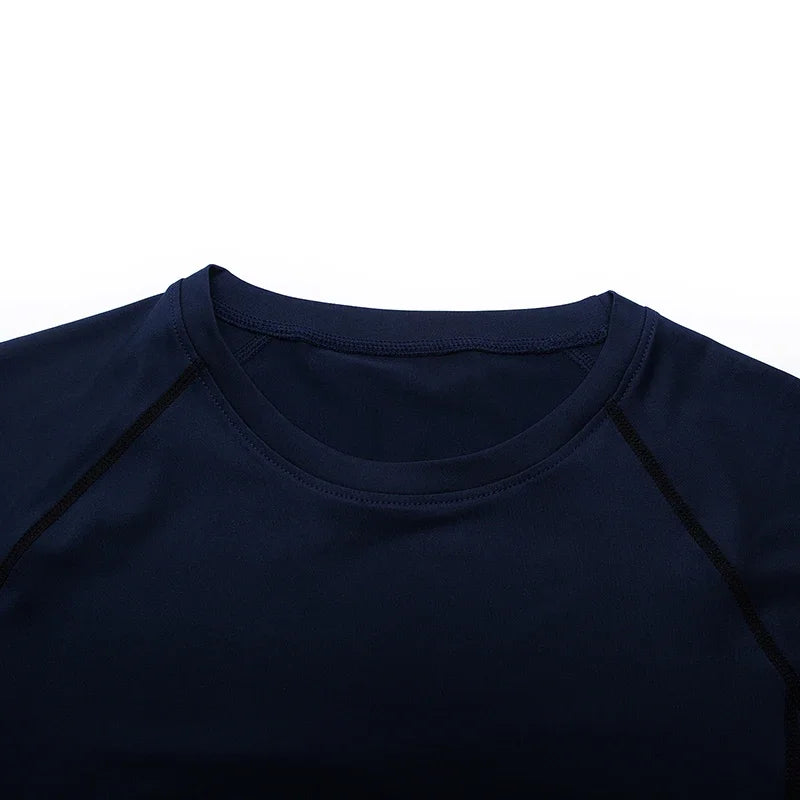 Men Short Sleeve Compression T-Shirt Running Gym/Fitness Sport Tees Male Jogging Athletic Sport Tops