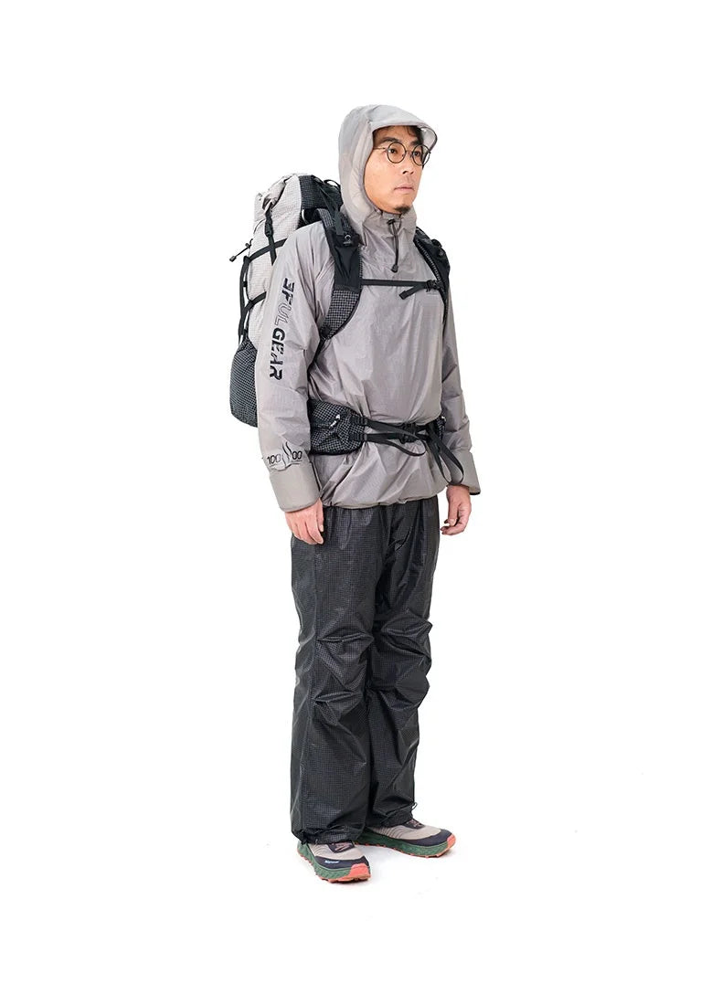 3F UL GEAR QingSuo Spilt Rain Poncho Outdoor Ultralight/Sleeve Rain Coats 15D Nylon Waterproof Hiking Cycling Jacket