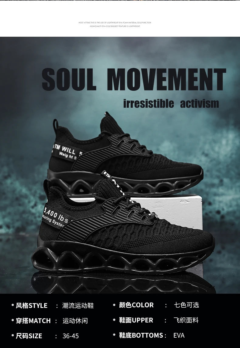 Women's running shoes lightweight mesh breathable and comfortable flat/soft tennis shoes blade sports shoes for women