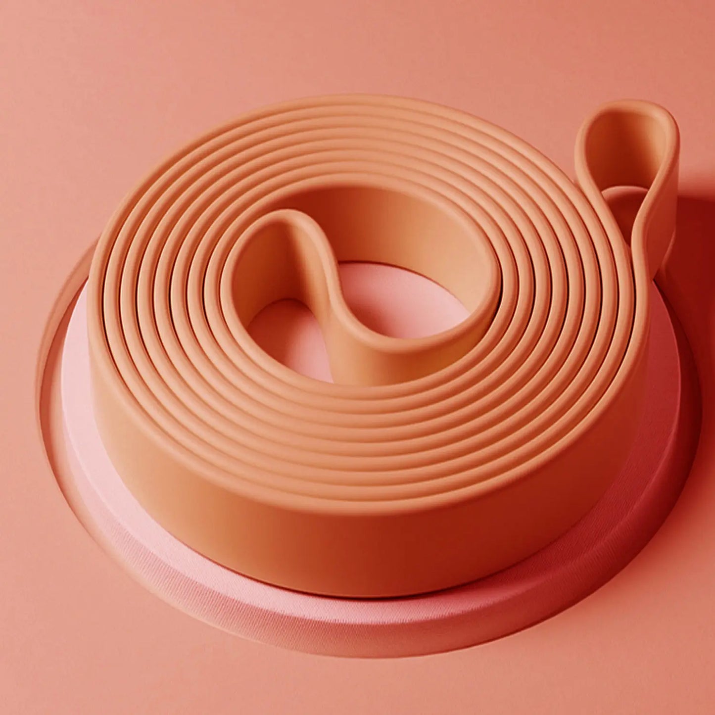 WOSWEIR-Ladies Silicone Fitness Stretch Band for Yoga Resistance Training/Tensile Stretching Pull-Up Assisted Exercise Band