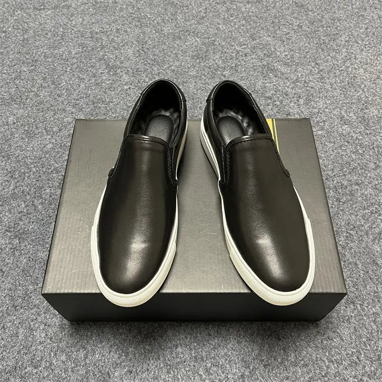 Men's COM Design Commute Casual Shoes Genuine Suede/Slip On Loafers Flat Sole Versatile Everyday Use