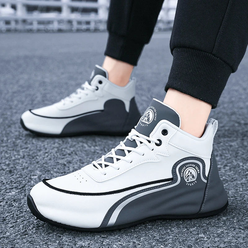 Men's Shoes New Casual Sneakers Shock-Absorbing Breathable/Running Shoes Men's Wear-Resistant Thick-Soled Shoes