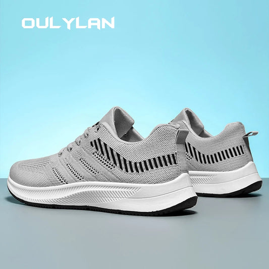 024 summer fashion high-quality new men's light running shoes/outdoor breathable sports shoes non-slip soft soles.